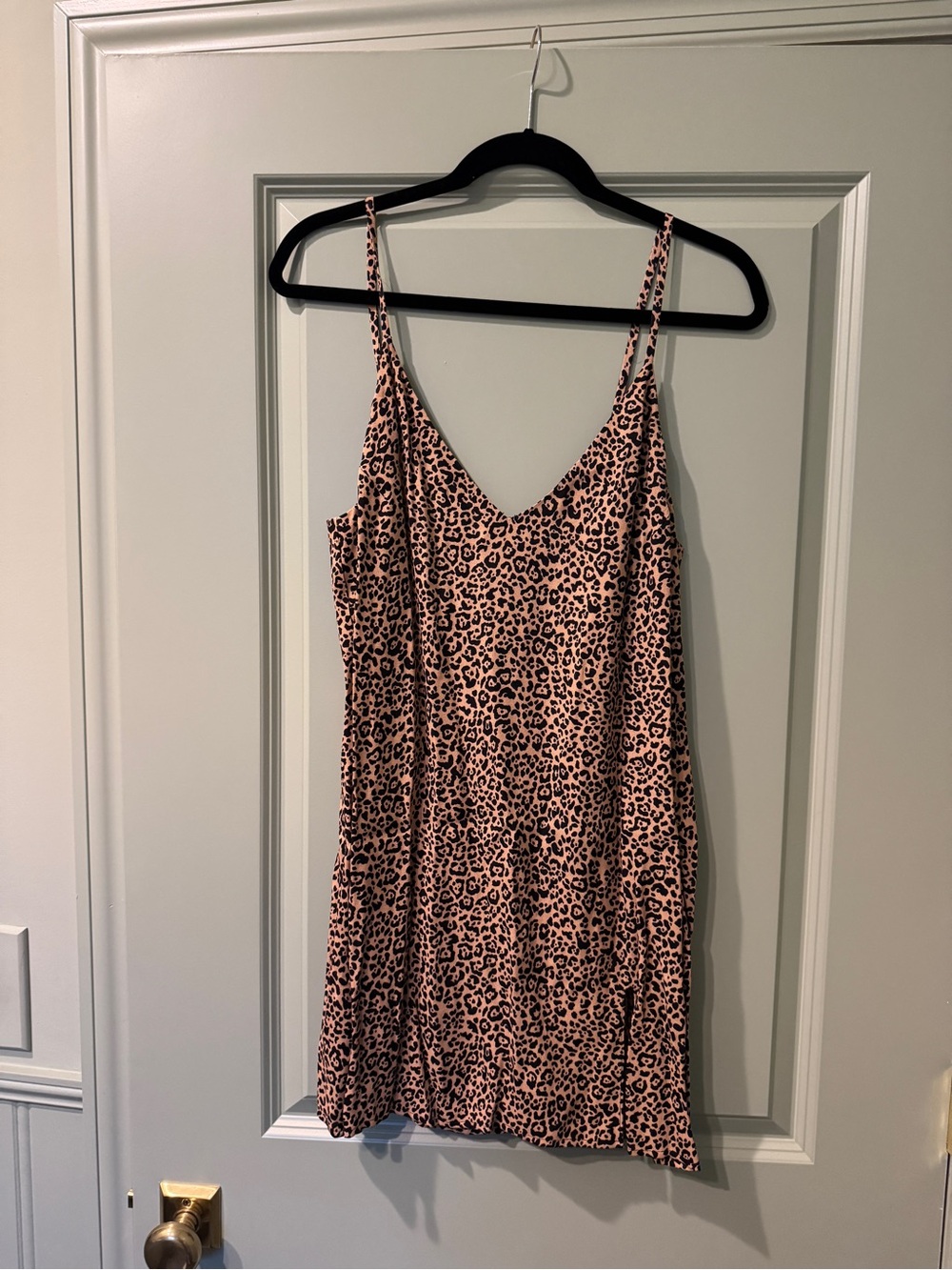 Reformation Leopard Slip Dress